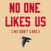 Atlanta Falcons Proudly Unliked Unbothered SVG