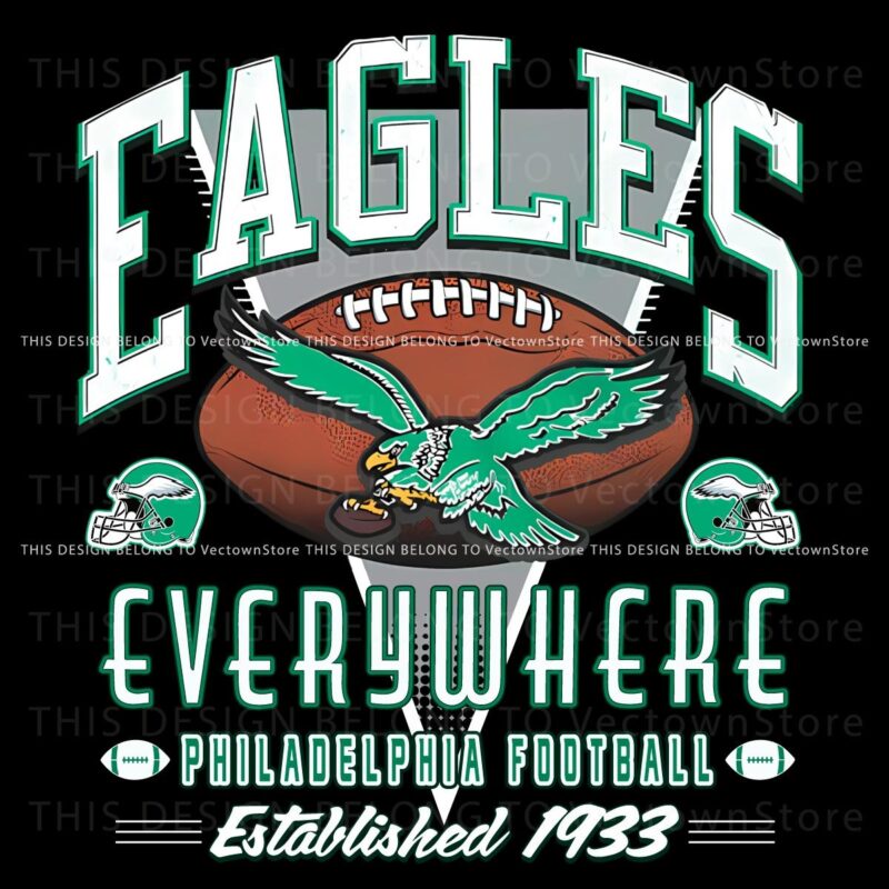 Vintage Eagles Galore Philly Football Since 1933 PNG