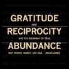 Brian Gibbs Quote Gratitude Reciprocity SVG Design