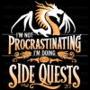 Elon Musk Side Quest Adventures SVG Not Procrastination
