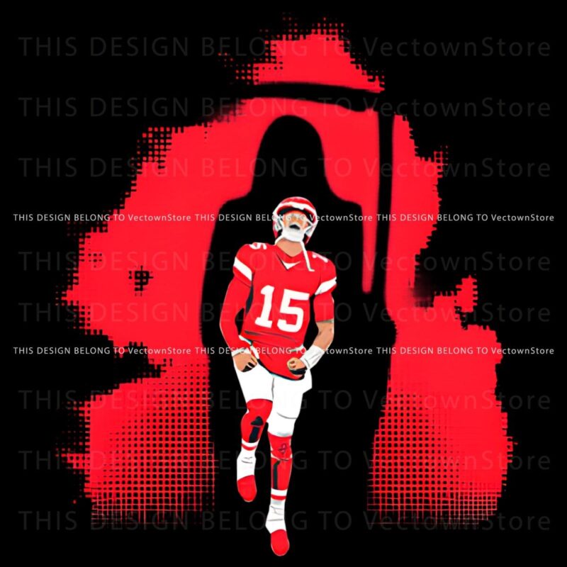 Grim Reaper Shadow Patrick Mahomes Chiefs PNG