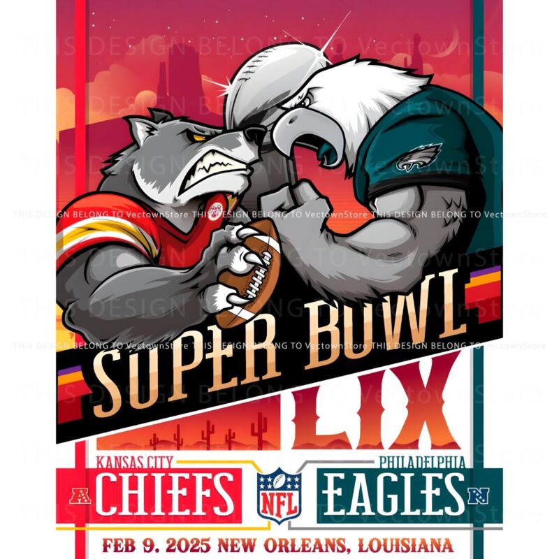 KC Wolf vs Swoop Epic Super Bowl Mascot Showdown PNG