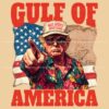 Make America Laugh Again Trump PNG from the Gulf of America