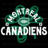 Montreal Canadiens St Paddys Day Shamrock SVG Delight