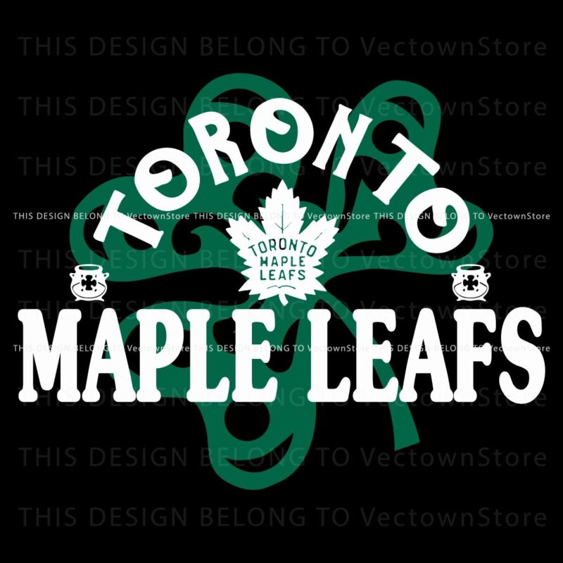 Richmond Shamrock SVG Celebrate St Patricks Day with the Leafs
