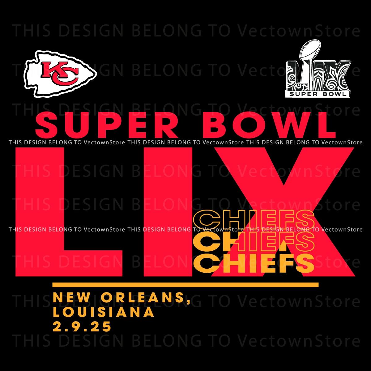 super bowl lix new orleans logo