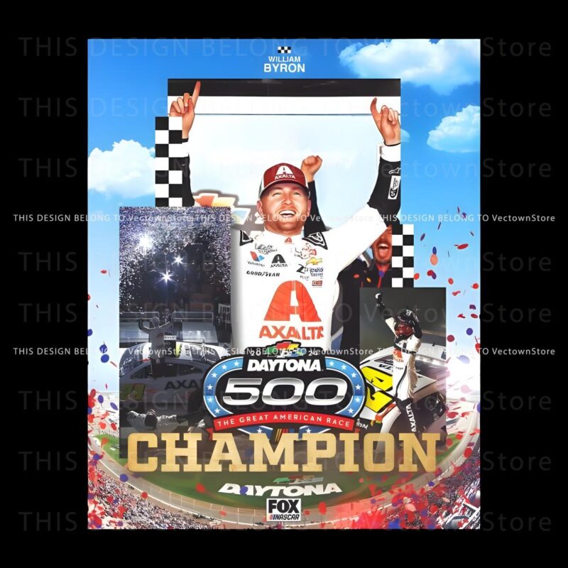 William Byrons 2024 Daytona Victory Champions PNG