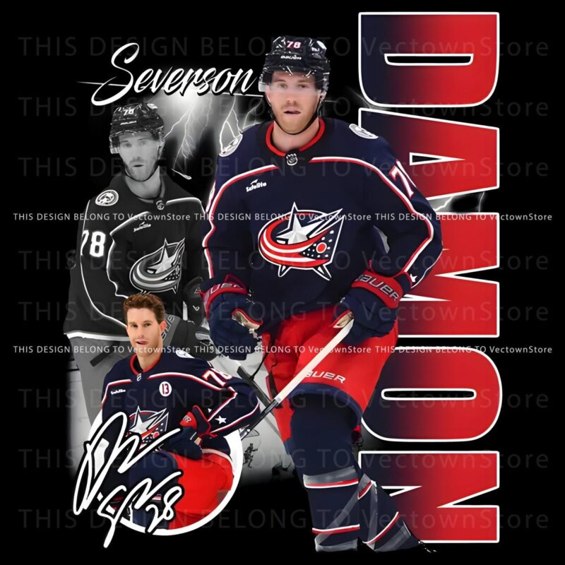 Damon Severson Columbus Blue Jackets Nhl Players PNG