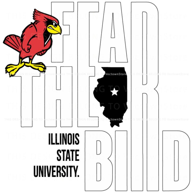 Fear The Bird Illinois State Mascot SVG Delight