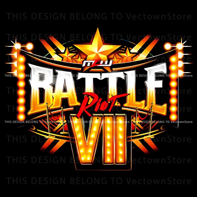 Major League Wrestling Battle Riot VII Logo in PNG