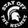 Stay Off The Helmet Michigan State Spartans SVG