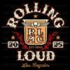 Vintage Rolling Loud Los Angeles 2025 Est 2015 PNG