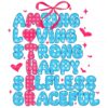 Amazing Mom Strong Loving Graceful PNG Design