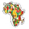 Celebrate Juneteenth Africa Map PNG for the Culture