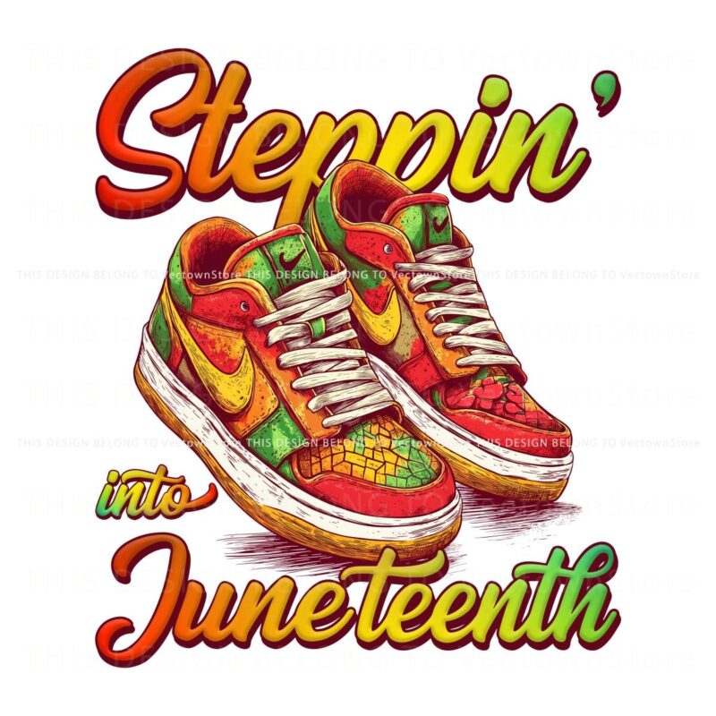 Celebrate Juneteenth with African Sneaker Art Black History PNG