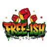 Free Ish Juneteenth Black Power Fist Broken Chains SVGPNG
