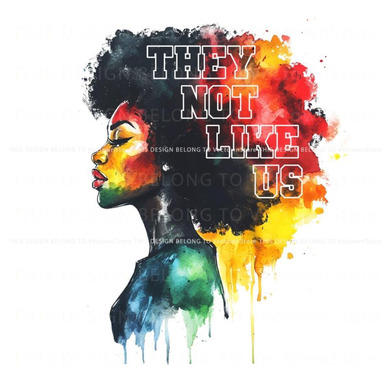 Juneteenth Black Queen Vibrant Watercolor PNG Art
