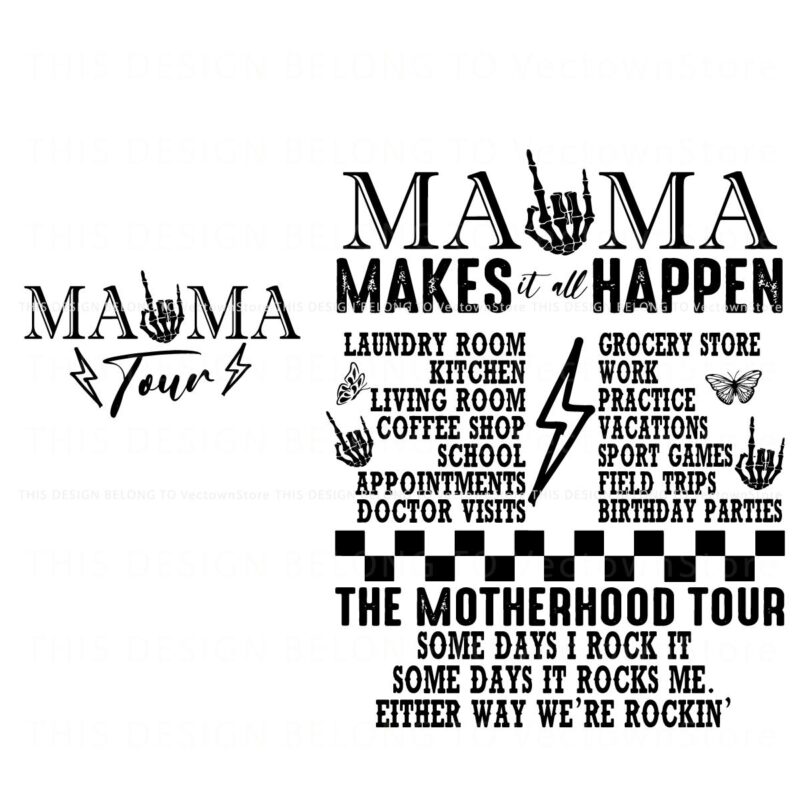 Mama Magic Motherhood SVG Tour