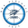 Nba Playoffs 2025 Okc Thunder Basketball SVG