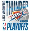 Oklahoma City Thunder Nba 2025 Playoffs SVG