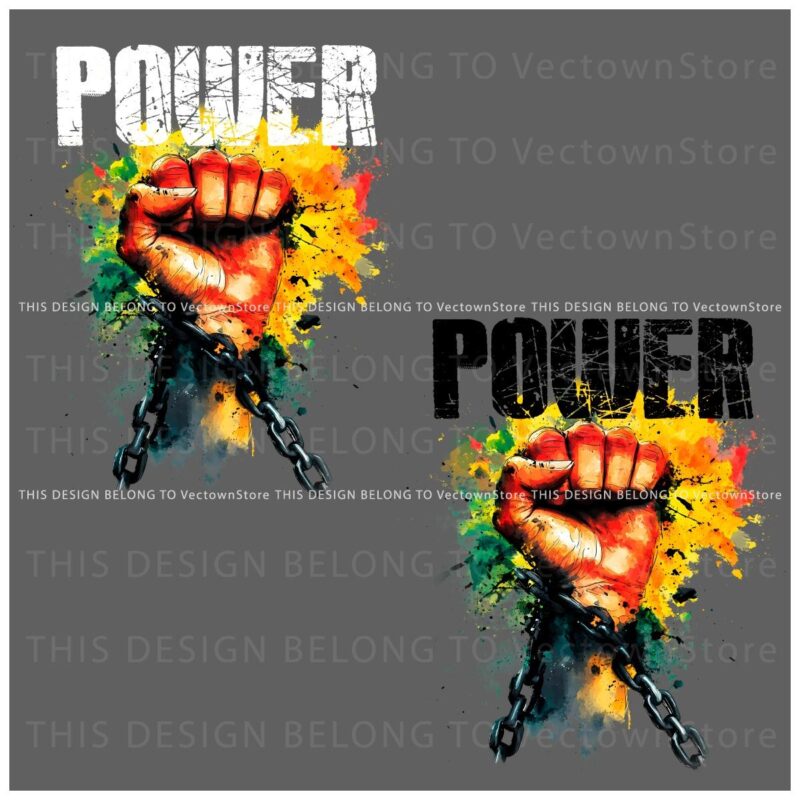 Unleash Freedom Juneteenth Power Fist PNG